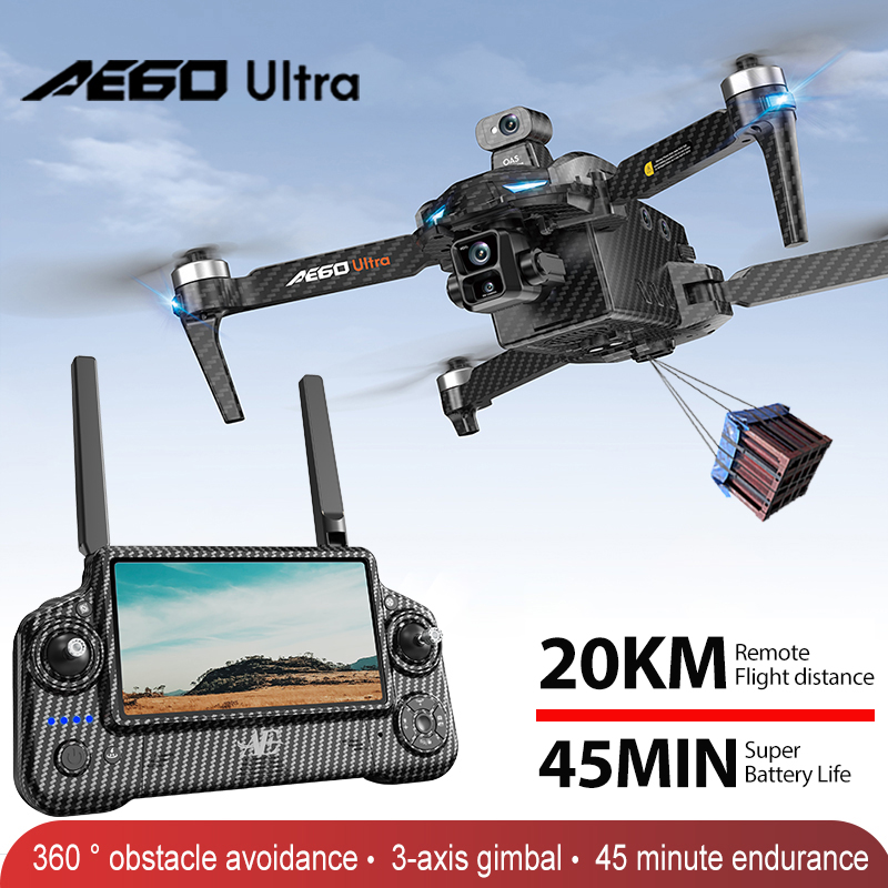 AE60 GPS Drone profesional 8K  - Drone Controller Screen reseña y precio